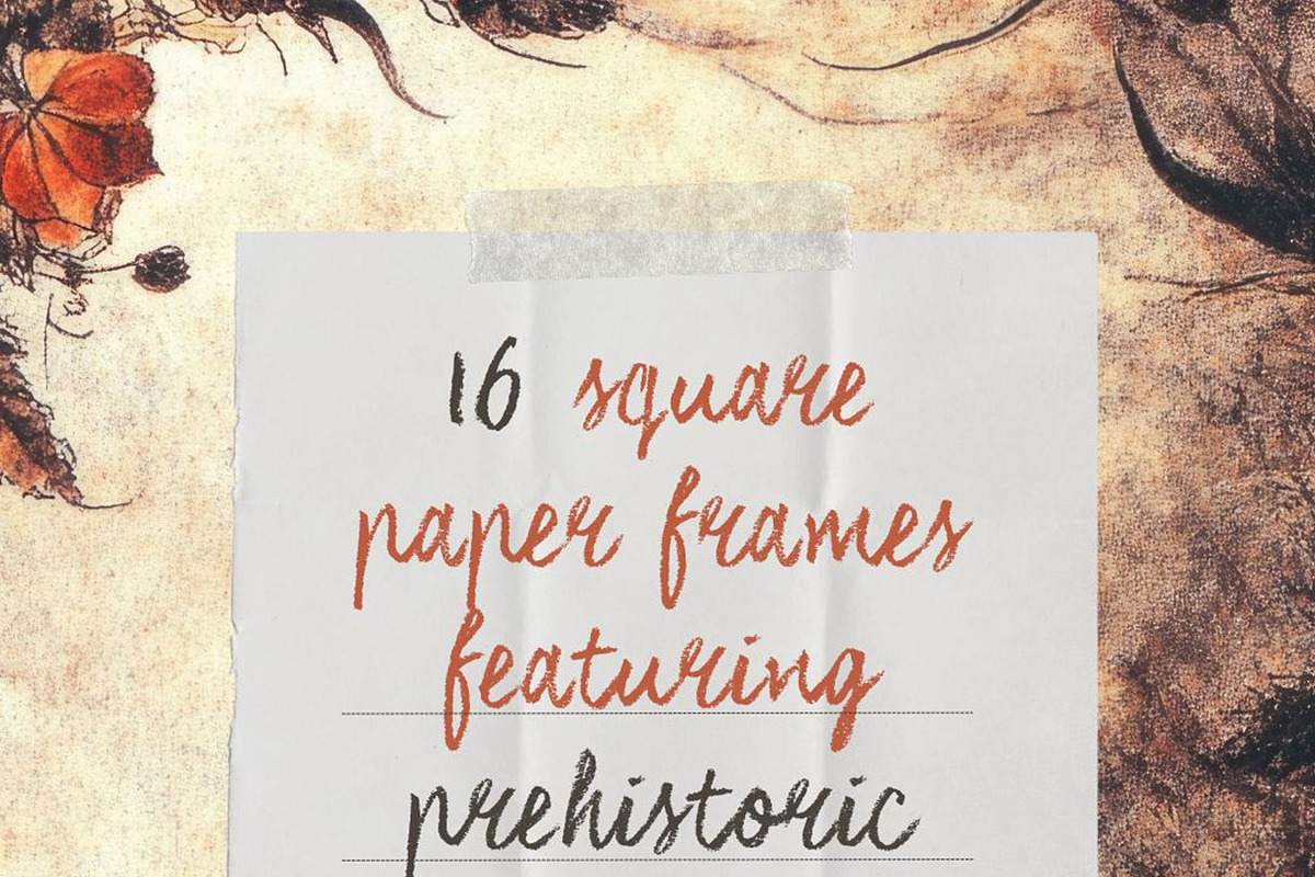 Prehistoric Botanical Frames, a Background Graphic by pictures for you (Photo 2 of 13)