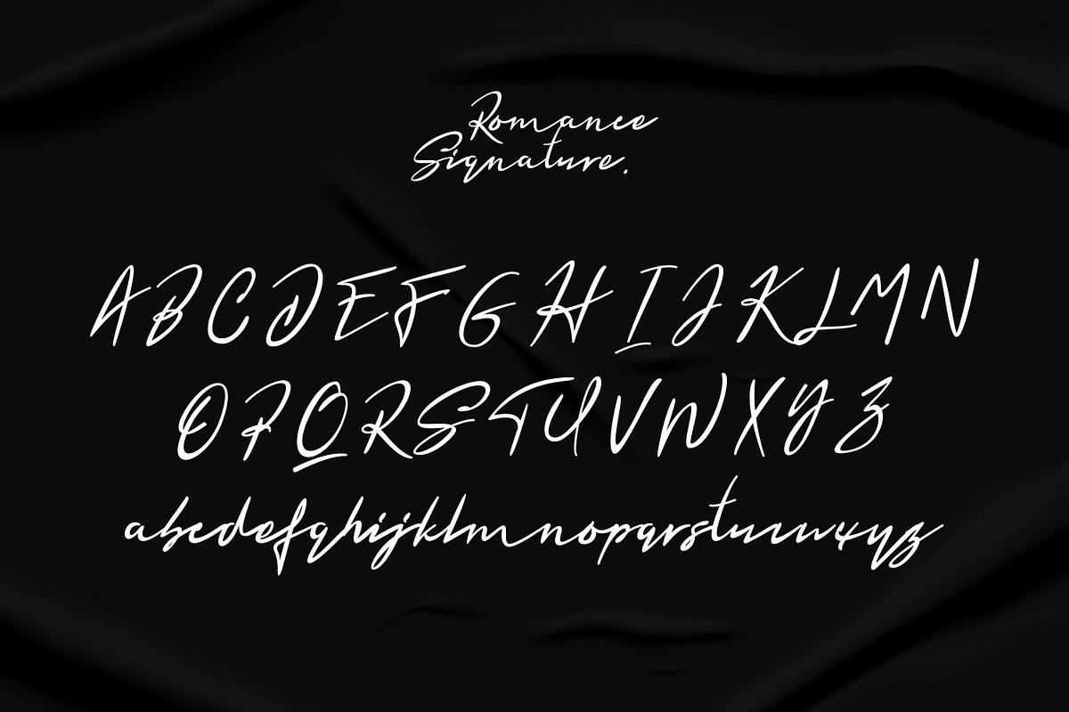 Romance Script Signature Font, a Script Font by WhymoreArt (Photo 7 of 8)