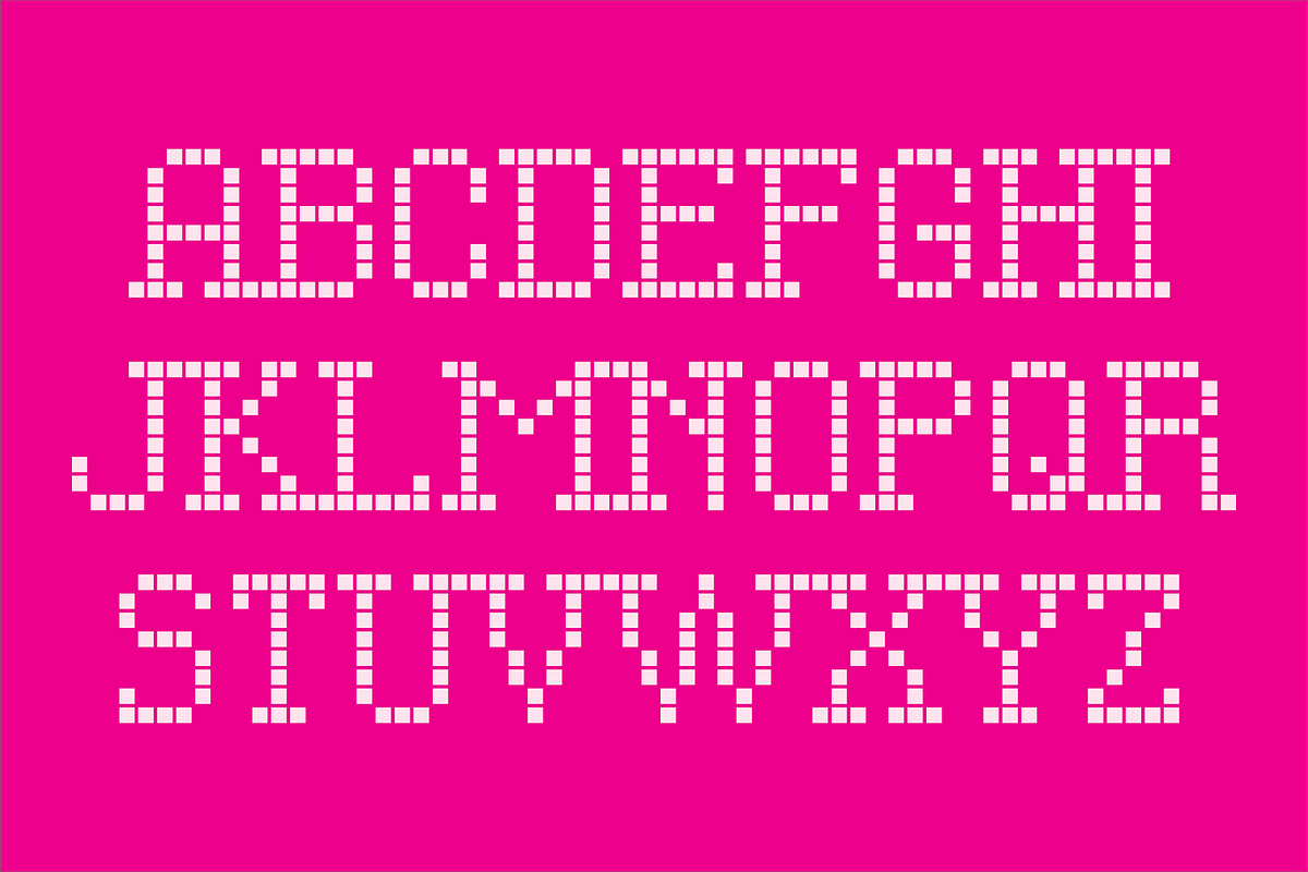 Display Squares One Font, a Font by GG Design (Photo 3 of 10)