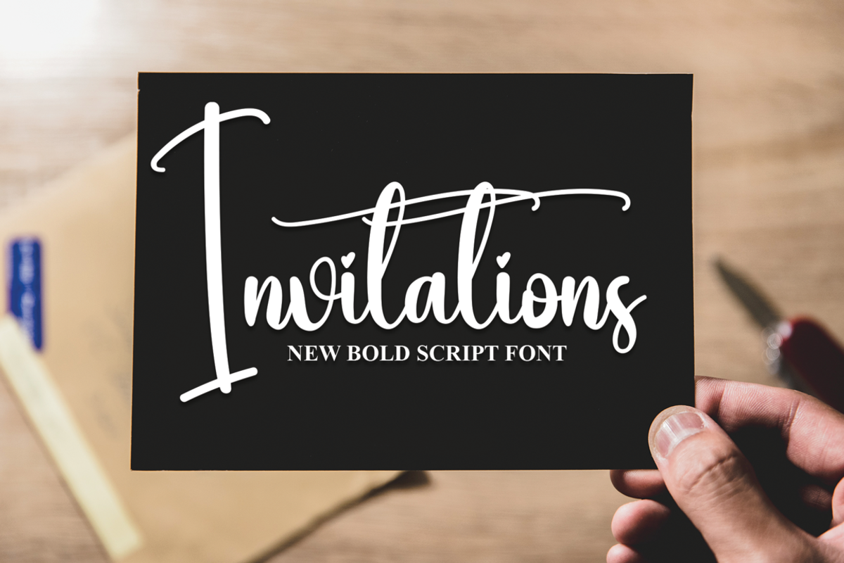 Regular, a Script Font by Scratchones (Photo 5 of 6)