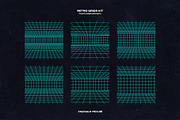 Retro Grids, an Object Graphic by Indieground Design Inc. (Thumbnail 15 of 17)