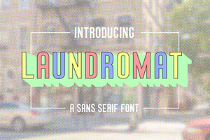 Laundromat Typeface