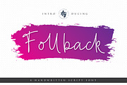 Follback, a Script Font by Atj.std (Thumbnail 1 of 10)