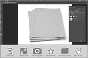 Paper Stack Studio PSD, an Advertising Mockup by Bruno's Shop (Thumbnail 2 of 3)