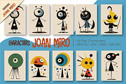 Characters in the style of Joan Miro, an Animal Illustration by KENO Mascots (Thumbnail 1 of 5)
