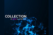 Abstract space backgrounds, a Technology Illustration by Julvil (Thumbnail 8 of 10)