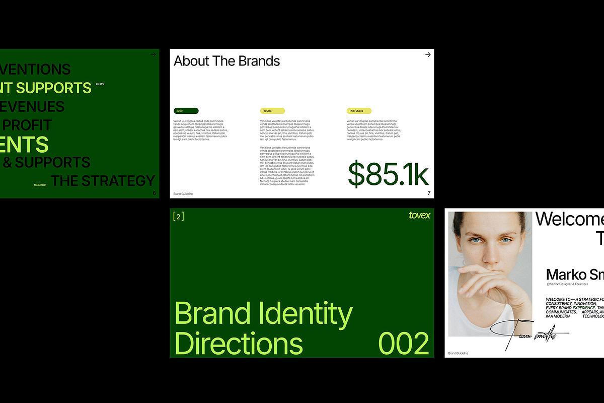 Brand Guideline Presentation Deck, a Branding & Logo Template by Templeste (Photo 6 of 9)