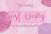 Cast Only, a Handwritten Font by Majelis Font (Thumbnail 1 of 6)