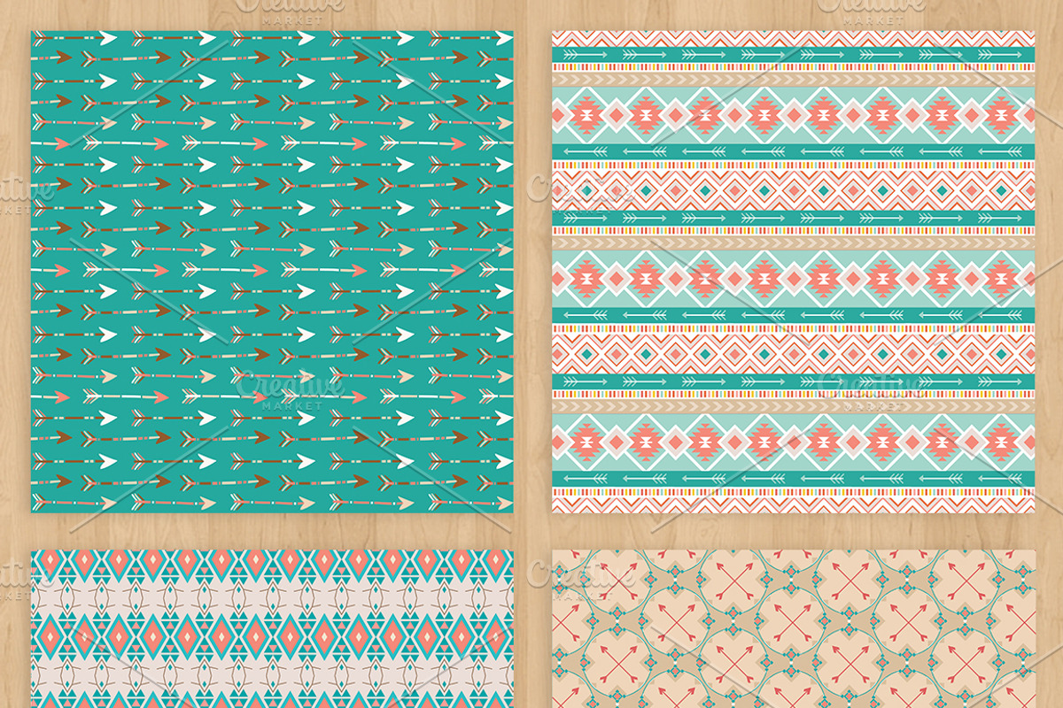 Boho Paper Pack, a Pattern Graphic by Zlatoena Clipart (Photo 4 of 4)