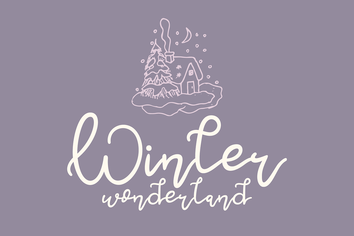 Marshmallow Snowfall Script Font, a Script Font by Dancing with Ink (Photo 3 of 20)