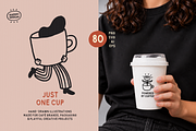 Coffee & Café Illustrations, a Food Illustration by happpydesign (Thumbnail 3 of 12)