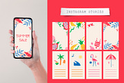 Summer Vibe | Clipart + patterns, an Illustration by katieromanoff_art (Thumbnail 10 of 19)