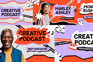 Podcast Opener After Effects, a Presentation Template by Loin Studio