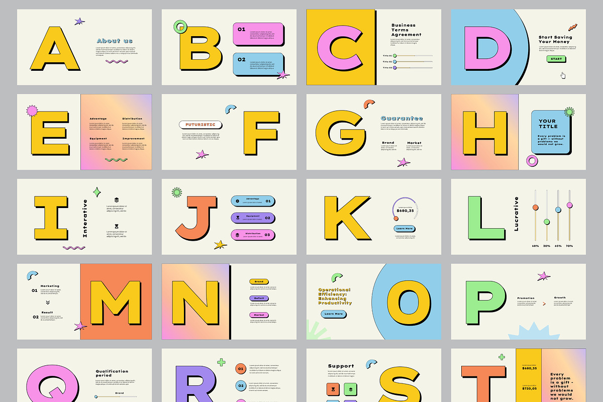 Bold Slides Animated Template Bundle, a Presentation Template by Abert (Photo 6 of 11)