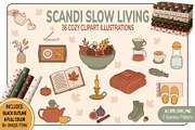 Cozy Autumn Hygge Clipart Vector, an Object Graphic by IrenKlm (Thumbnail 1 of 10)