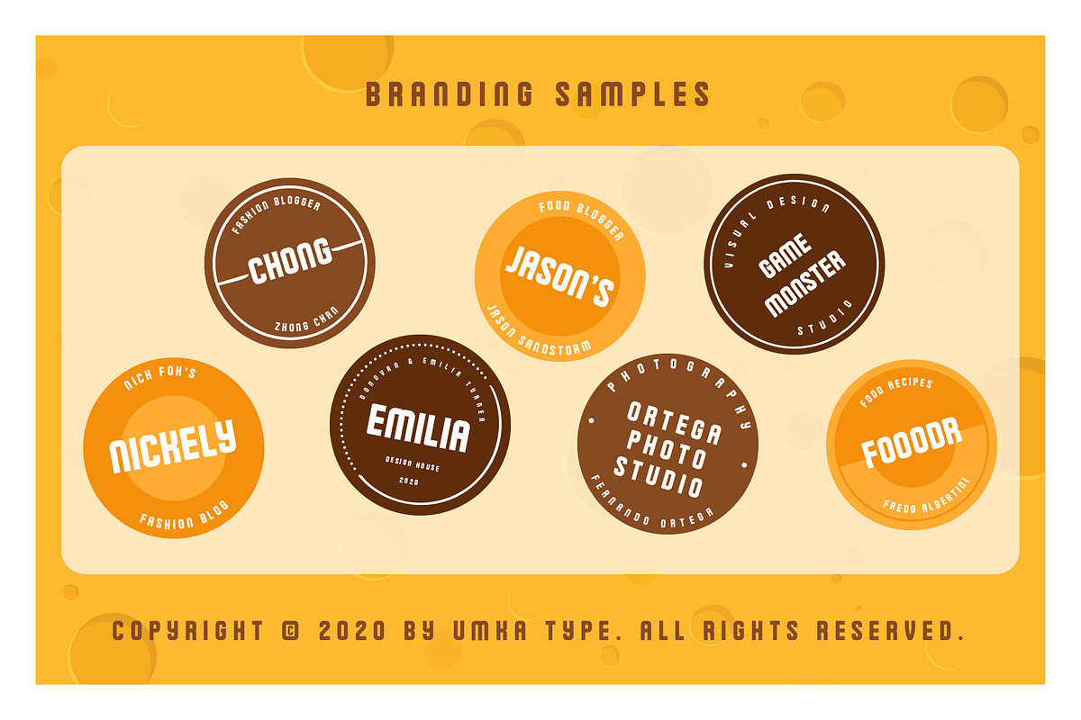 Cheddar Display Font, a Sans Serif Font by alpercakici (Photo 10 of 12)