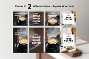 Cafe Edition Social Media Kit, a Social Media Template by TypeFairy (Thumbnail 3 of 4)