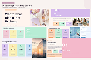 Creative Agency Pitch deck Template, a Presentation Template by Visual Designs