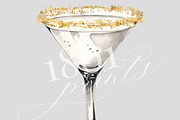Holiday Cream Martini Cocktail, an Illustration by 1801Prints (Thumbnail 2 of 4)