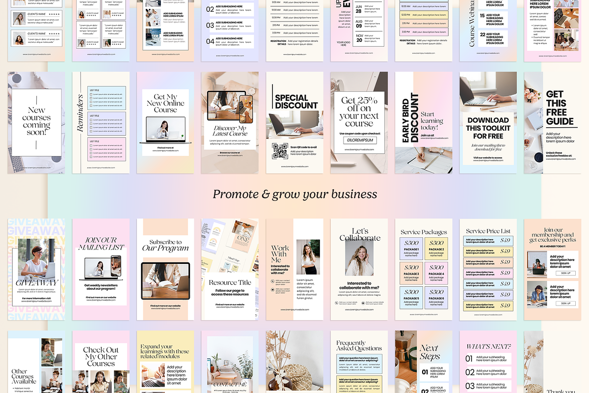 IRIS Course Creator Instagram Story, a Social Media Template by Creatif Foundry (Photo 5 of 8)