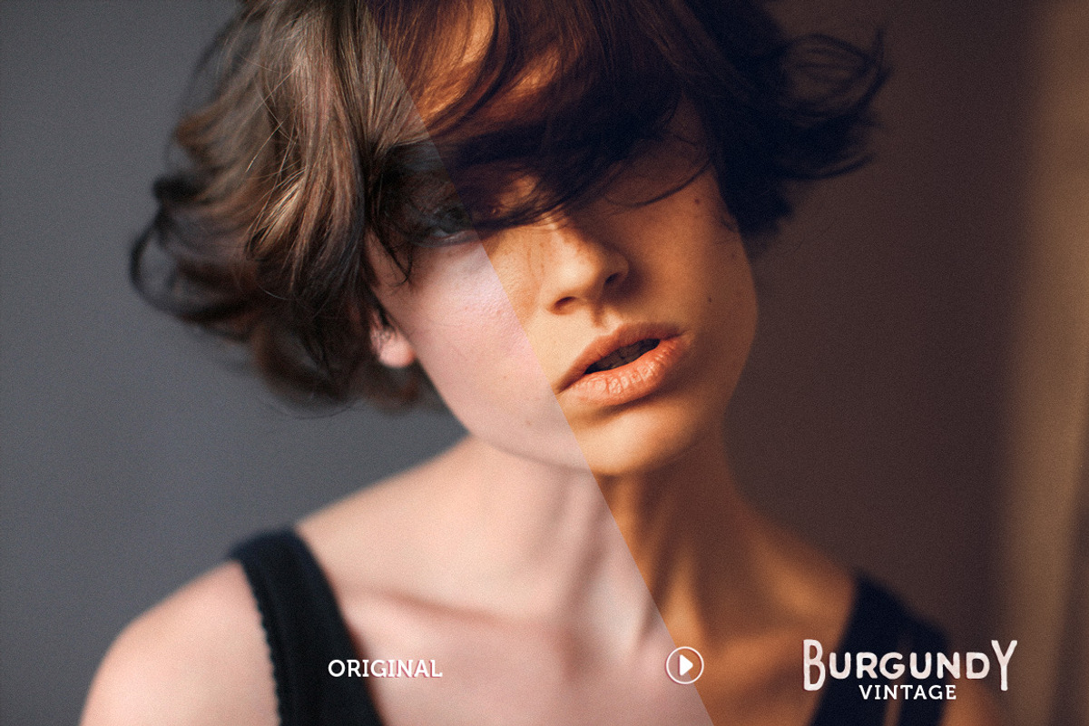 Burgundy Lightroom Preset Pack preview 3
