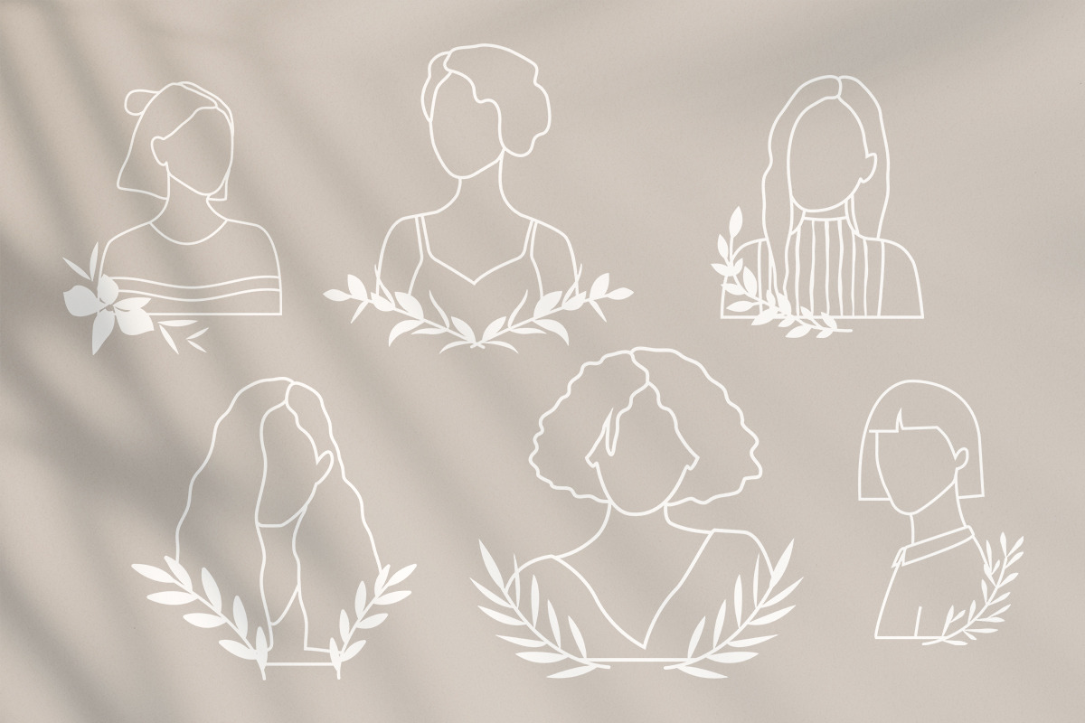 Portraits of women and shapes, a Person Illustration by by Margo (Photo 11 of 11)