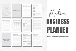 PLR Printable Business Planner Canva