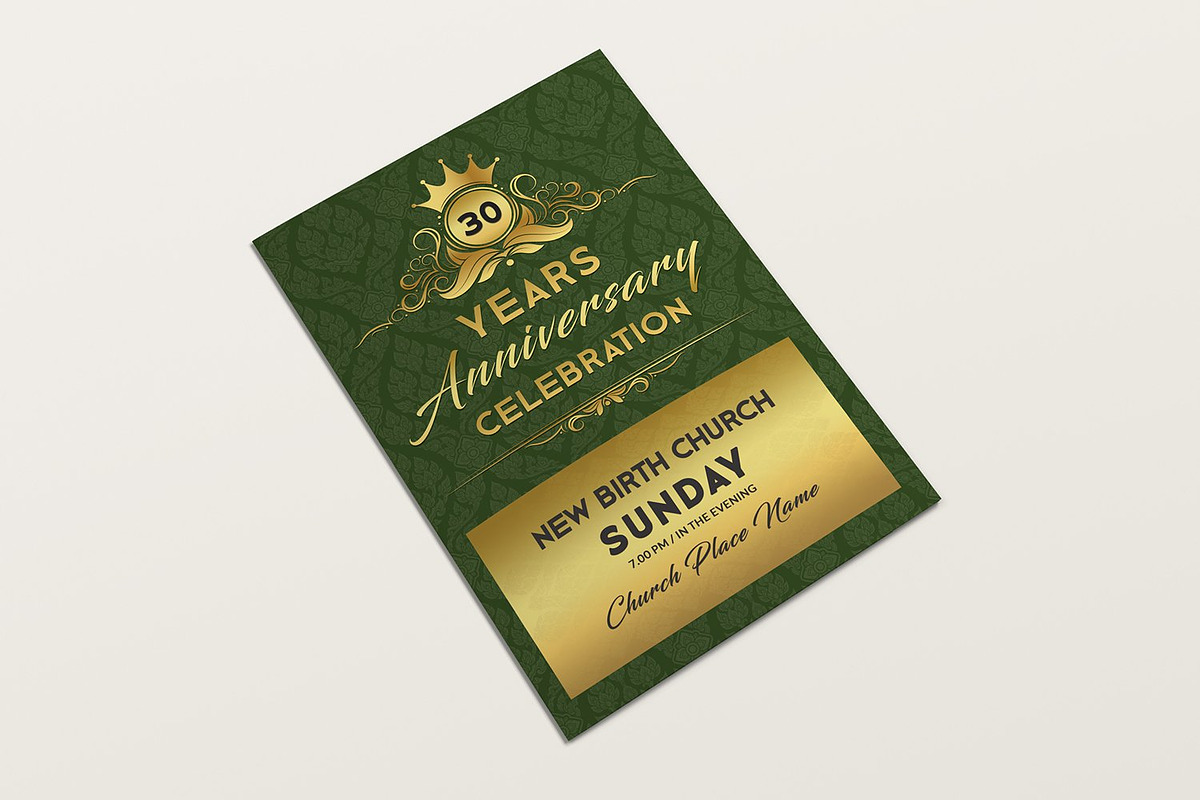 Church Anniversary Program Brochure, a Brochure Template by Template Shop (Photo 5 of 5)