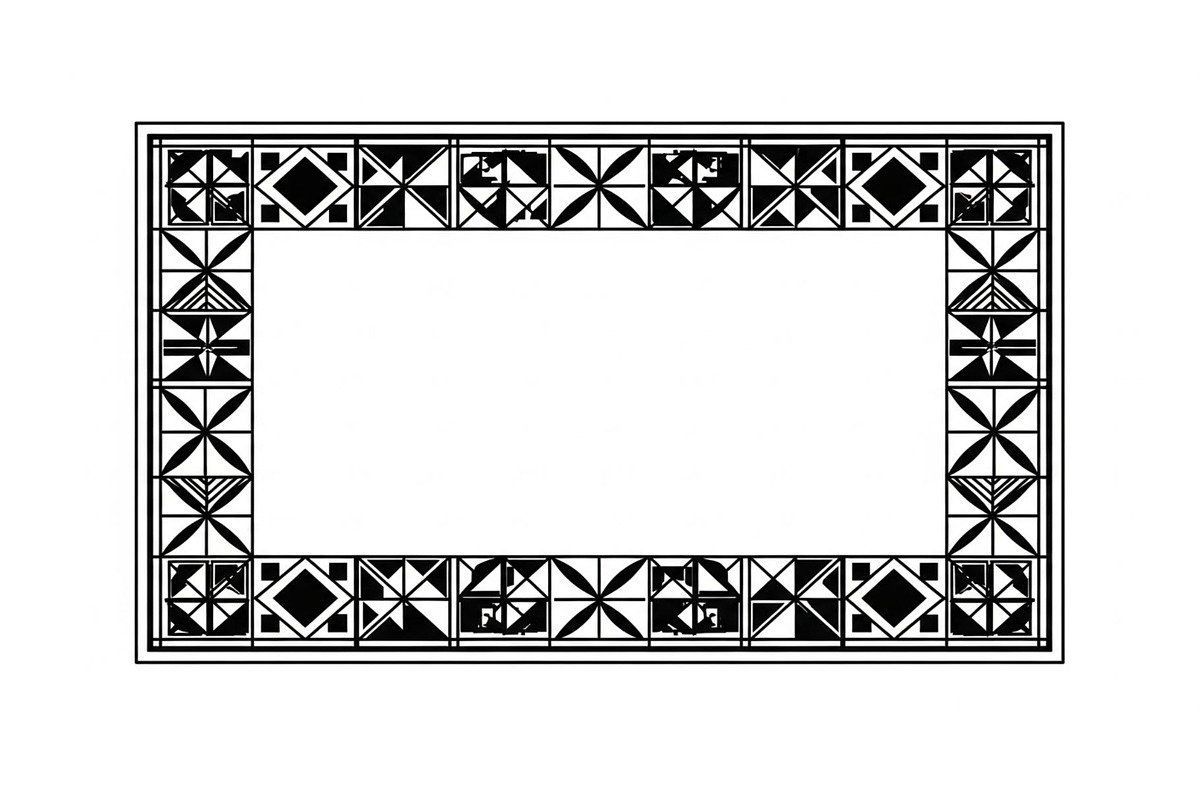 Geometric Border Frame Bundle, an Illustration by Designer_Momina (Photo 30 of 31)