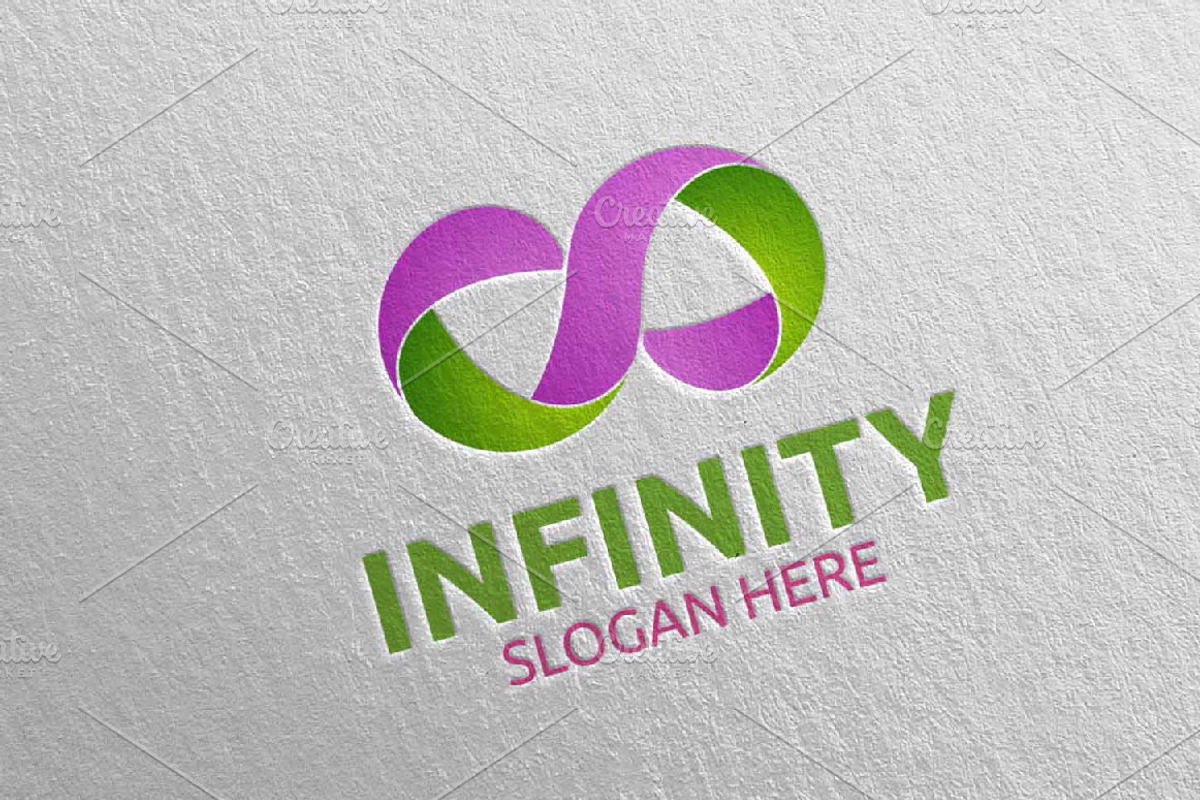 Infinity loop logo Design 20, a Branding & Logo Template by denayunebgt
