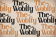 The Wobliy Retro Serif Font, a Serif Font by Storytype Studio (Thumbnail 7 of 15)