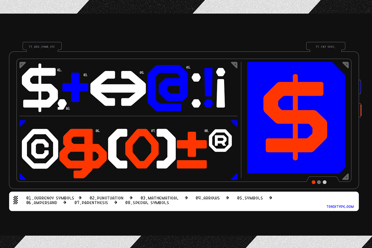 RQND Pro 2 - Type System (20 fonts ), a Sans Serif Font by Tondi Type Studio (Photo 6 of 25)