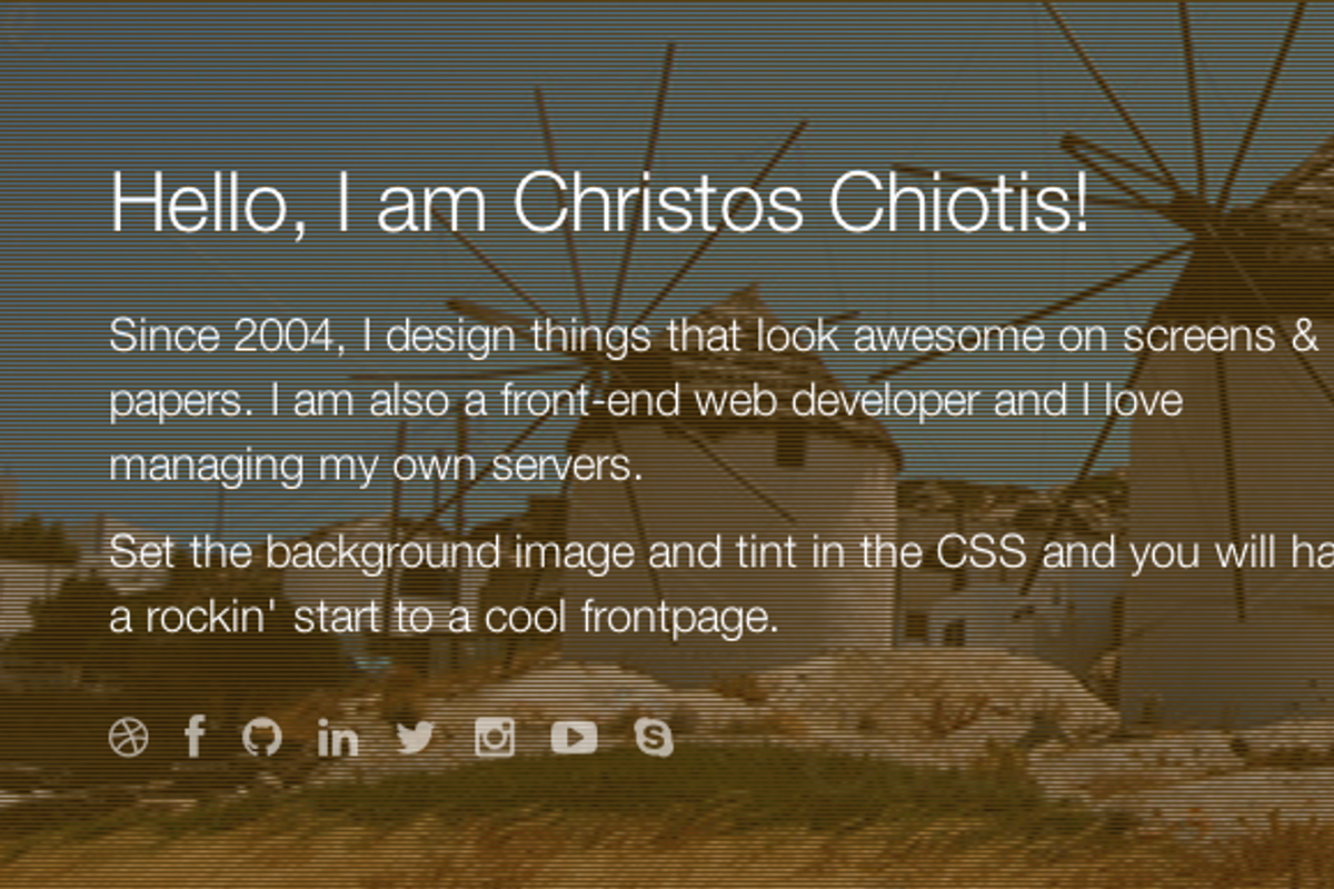 Prosopo - Personal HTML Landing Page, a Bootstrap Template by Elegrad Design Agency (Photo 2 of 5)