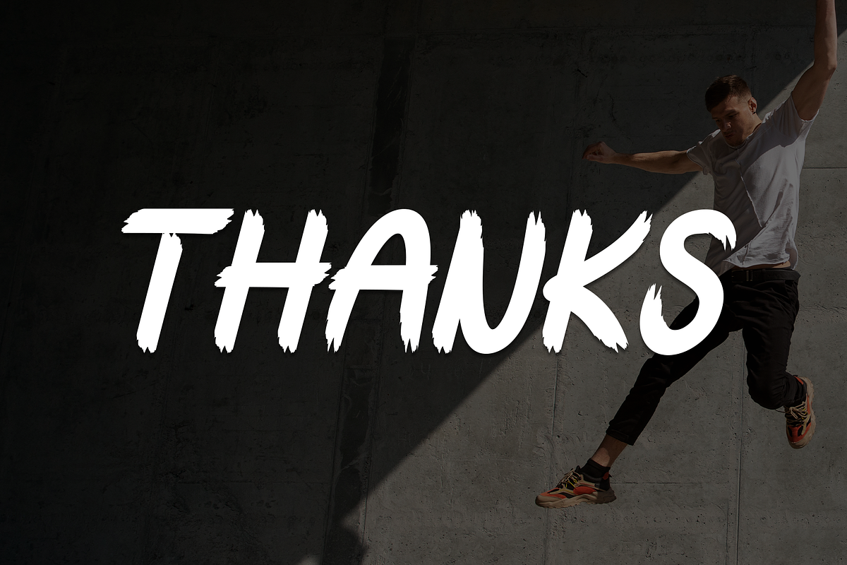 Break Jump | Script Font, a Script Font by Scratchones (Photo 8 of 8)
