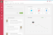 Gloria Admin Panel, a Bootstrap Template by Radian (Thumbnail 2 of 5)