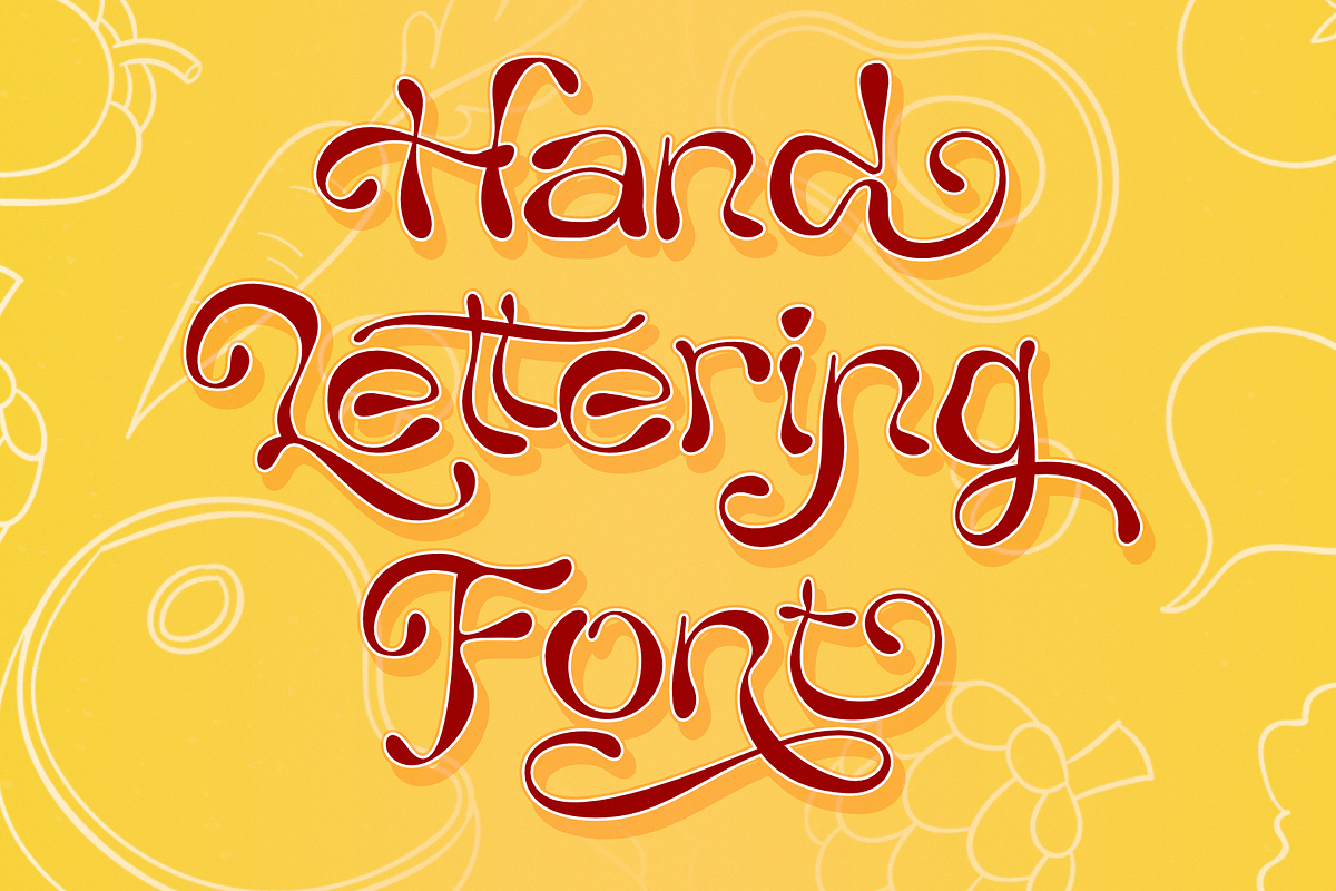 Leborna, a Handwritten Font by uncurve (Photo 4 of 9)