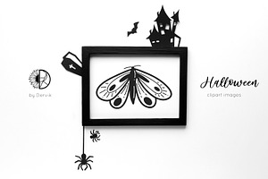 Spooky Doodles Halloween SVG Clipart