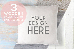 A167 Cushion Mock Up Stock Photo