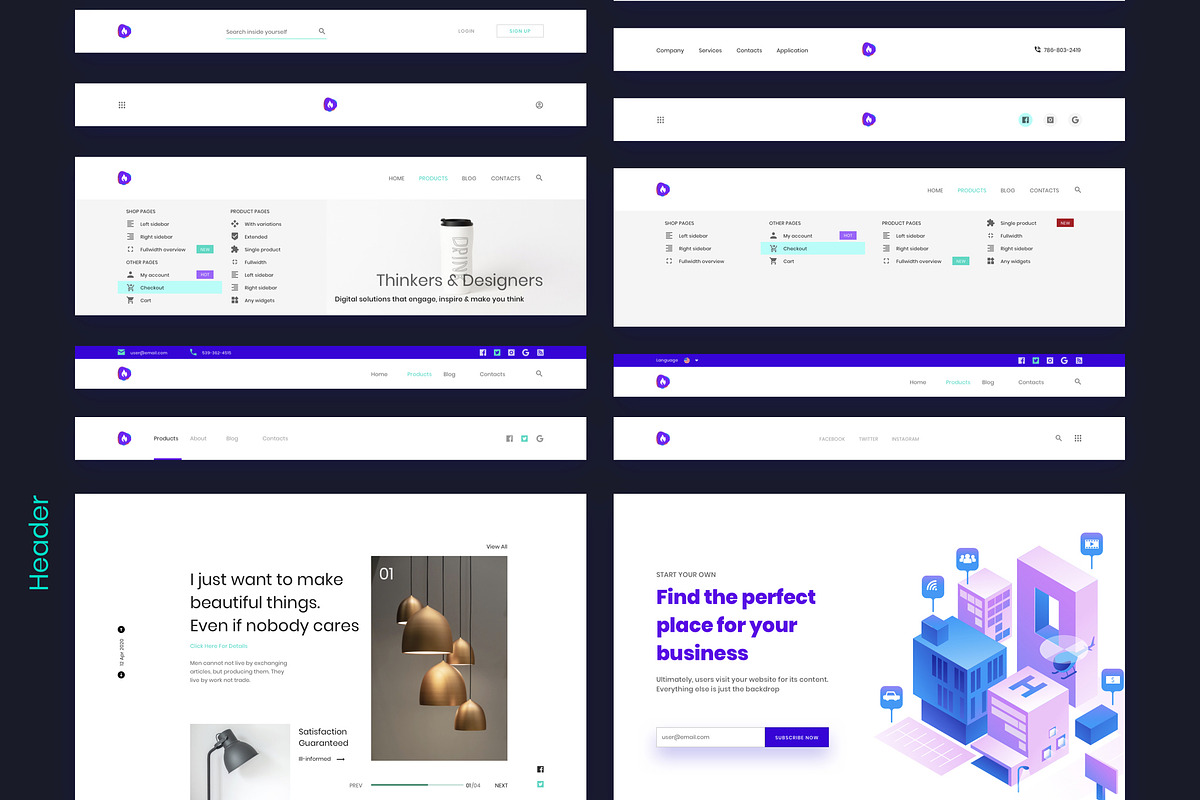 Ataman Templates UI Kit, an UI Kit Template by App for Mobile & Website (Photo 37 of 38)
