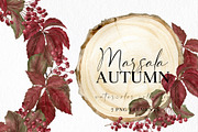 Ultimate Autumn Bundle Clipart, an Illustration by WatercolorWind (Thumbnail 42 of 45)
