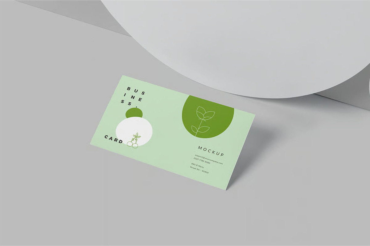 Business Card mockup, an Advertising Mockup by megostudi0 (Photo 2 of 7)