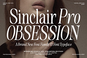 Sinclair Pro Obsession | 12 Font, a Serif Font by Natural Ink Studio (Thumbnail 1 of 17)