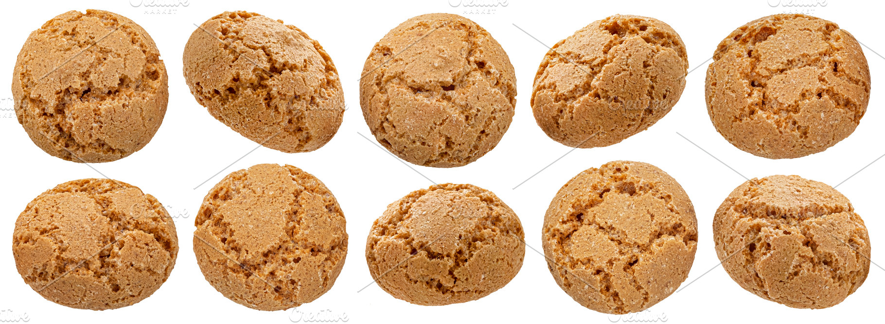 Italian amaretti, almond cookies, a Food & Drink Photo by Max Lashcheuski