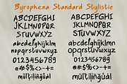 Byrophena Brush Fontduo, a Handwritten Font by madeDeduk (Thumbnail 6 of 10)