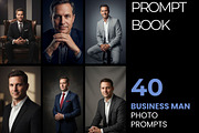 40 AI Business Man Photo Prompts, a Business Photo by Selenique Studio (Thumbnail 1 of 13)