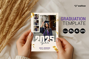 Graduation Canva Template, a Social Media Template by Walllow Creatives