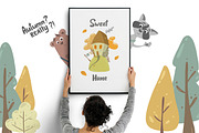 Cozy Autumn vector animals  kit, an Animal Illustration by artdreamer (Thumbnail 5 of 8)