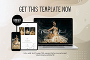 Debutant Birthday Canva Landing Page, a Landing Page Template by Kromatic Design Studio (Thumbnail 13 of 20)