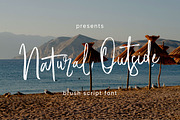 Natural Outside, a Handwritten Font by Gatype (Thumbnail 1 of 11)