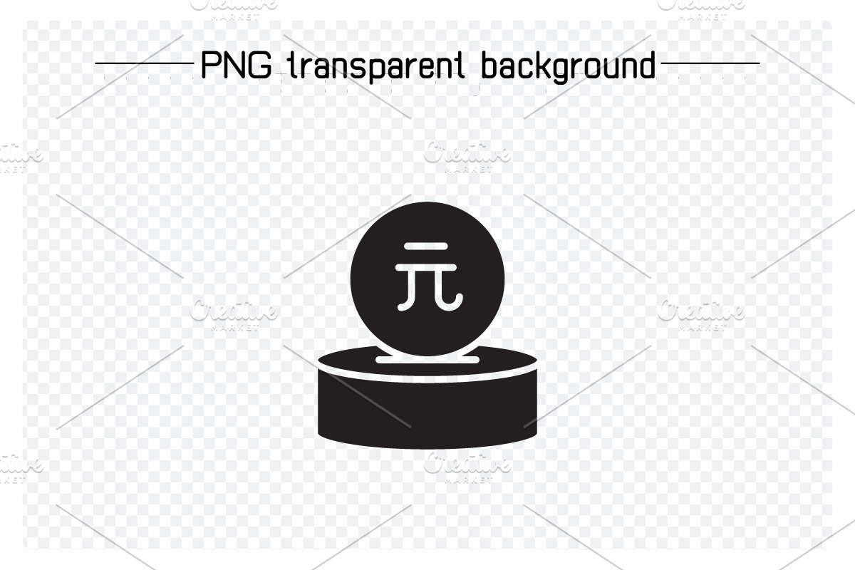RMB Yuan Money Icons Set, a Solid Icon by Designfour (Photo 6 of 7)